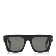 Tom Ford Fausto Sunglasses FT0711 01A 53 Black - Parasol Store
