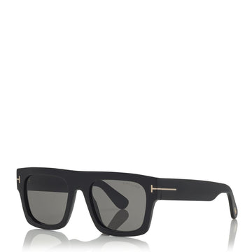 Tom Ford Fausto Sunglasses FT0711 01A 53 Black - Parasol Store
