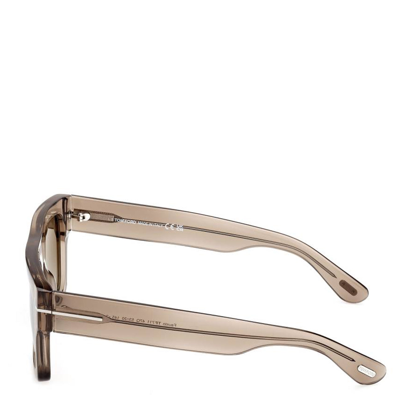 Tom Ford Fausto Sunglasses FT0711 47Q 53 Light Brown - Parasol Store