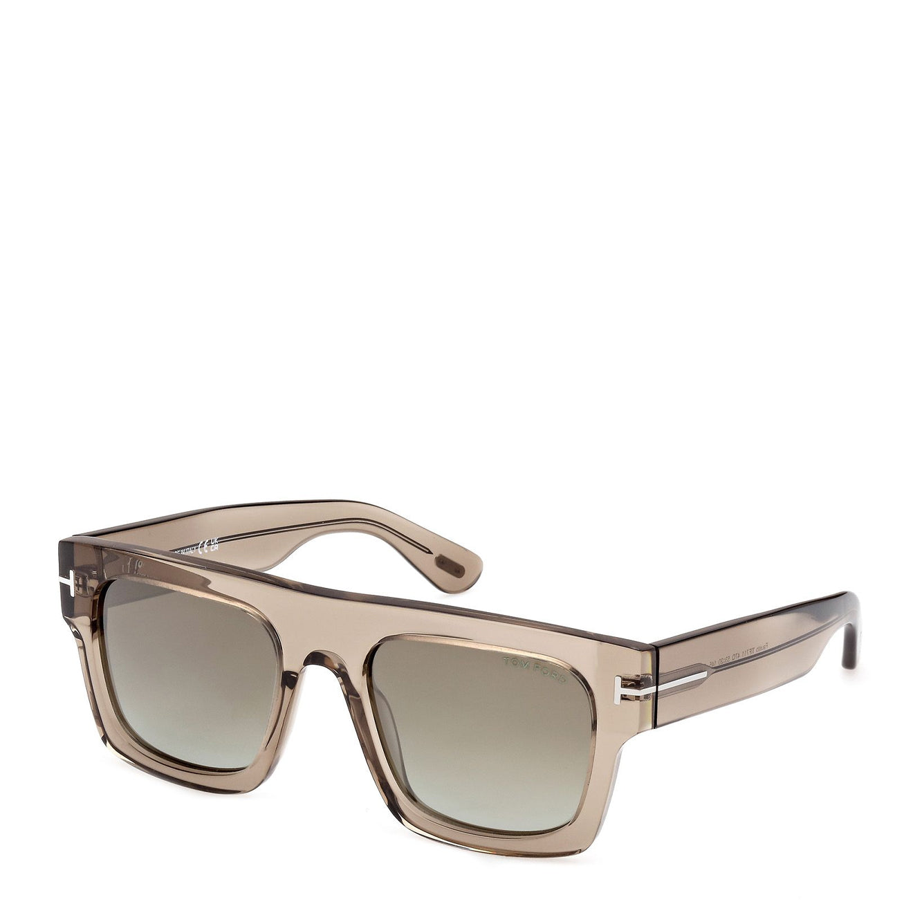 Tom Ford Fausto Sunglasses FT0711 47Q 53 Light Brown - Parasol Store