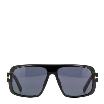 Tom Ford Turner Sunglasses FT1101 01A 58 Black - Parasol Store
