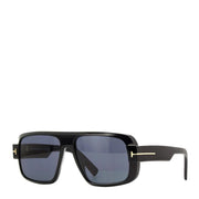 Tom Ford Turner Sunglasses FT1101 01A 58 Black - Parasol Store
