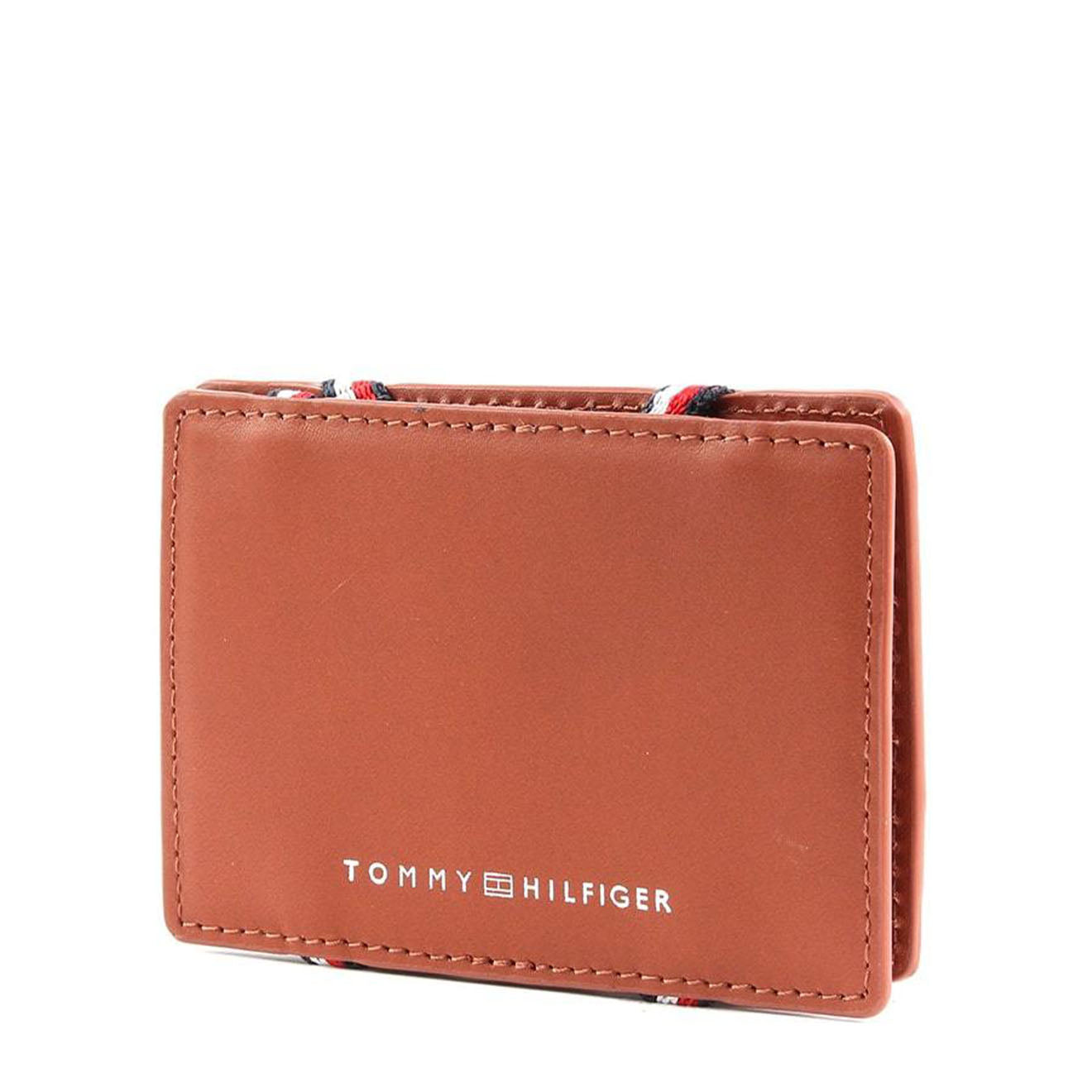 Tommy Hilfiger Flip CC Holder Cognac - Parasol Store