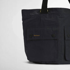 Barbour Transport Carry All Tote Bag Navy