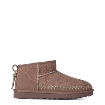 UGG Womens Classic Ultra Mini Biarritz Boot Rocky Oak - Parasol Store