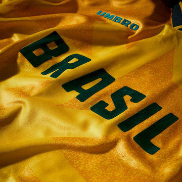Umbro Brazil Football Jersey Cyber Yellow