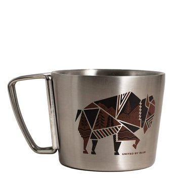 United by Blue 12oz Compass Cup Geo Bison - Parasol Store