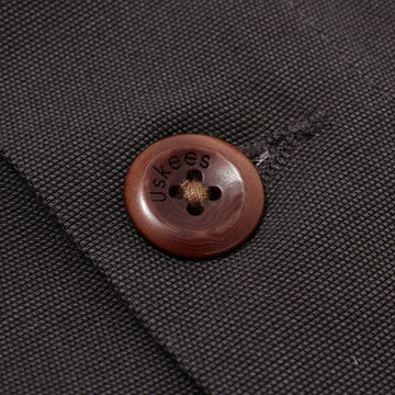 Uskees 3001 Buttoned Overshirt Charcoal Uskees