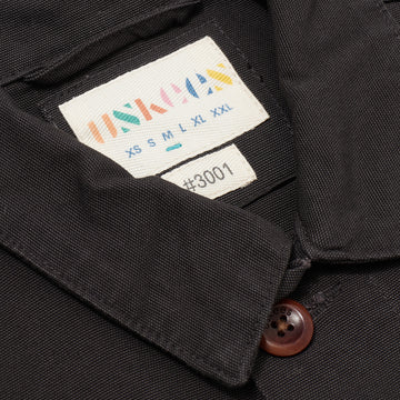Uskees 3001 Buttoned Overshirt Charcoal Uskees
