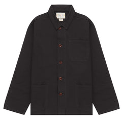 Uskees 3001 Buttoned Overshirt Charcoal Uskees