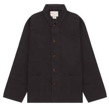 Uskees 3001 Buttoned Overshirt Charcoal Uskees