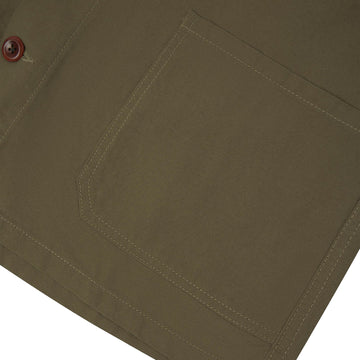 Uskees 3001 Buttoned Overshirt Dark Taupe - Parasol Store