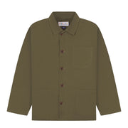 Uskees 3001 Buttoned Overshirt Dark Taupe - Parasol Store