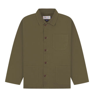 Uskees 3001 Buttoned Overshirt Dark Taupe - Parasol Store