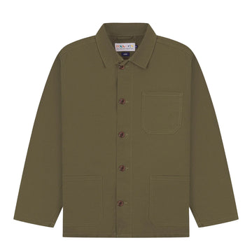 Uskees 3001 Buttoned Overshirt Dark Taupe - Parasol Store
