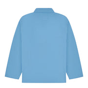 Uskees 3001 Buttoned Overshirt Powder Blue - Parasol Store