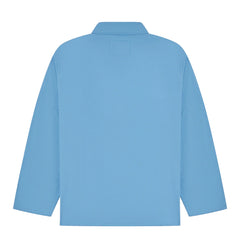 Uskees 3001 Buttoned Overshirt Powder Blue - Parasol Store