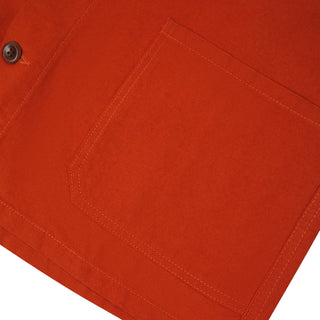 Uskees 3001 Buttoned Overshirt Rust - Parasol Store