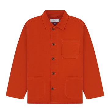 Uskees 3001 Buttoned Overshirt Rust - Parasol Store