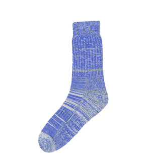 Uskees 4006 Organic Cotton Sock Ultra Blue Mix - Parasol Store