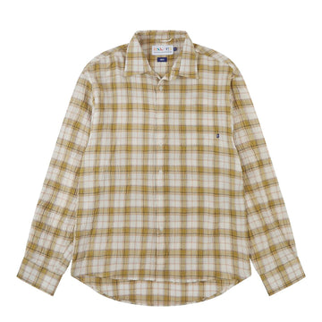 Uskees 6011 Timber Leah Shirt Sand Pebble Plaid - Parasol Store
