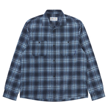 Uskees 6015 Method Shirt Navy Check