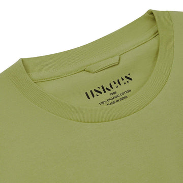 Uskees 7006 Plain T-shirt Lichen - Parasol Store