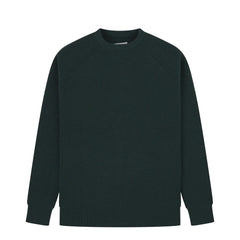 Uskees 7013 Crew Knit Jumper Epsom Downs Green
