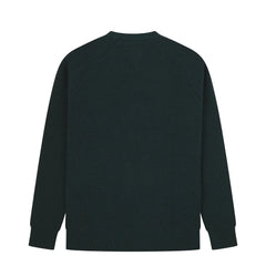 Uskees 7013 Crew Knit Jumper Epsom Downs Green