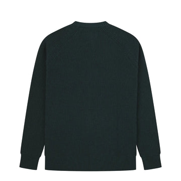 Uskees 7013 Crew Knit Jumper Epsom Downs Green