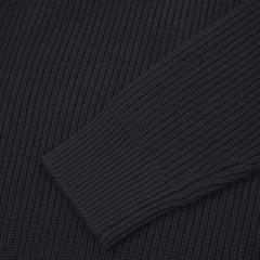 Uskees 7013 Crew Knit Jumper Midnight Blue