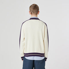 Uskees 7015 Racquet Club Track Top Cream - Parasol Store