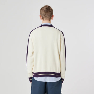 Uskees 7015 Racquet Club Track Top Cream - Parasol Store