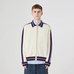 Uskees 7015 Racquet Club Track Top Cream - Parasol Store