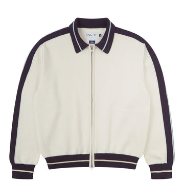 Uskees 7015 Racquet Club Track Top Cream - Parasol Store