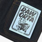 Uskees Denim Buttoned Overshirt Raw Orta Denim - Parasol Store