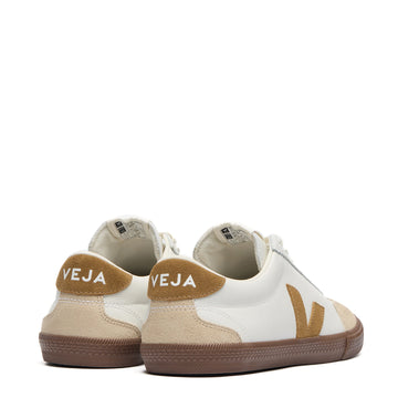 Veja Volley Leather Trainer White Tent Bark