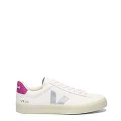 Veja Womens Campo Leather White Silver Ultraviolet - Parasol Store
