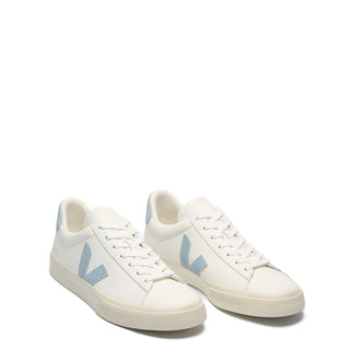 Veja Womens Campo Leather White Steel
