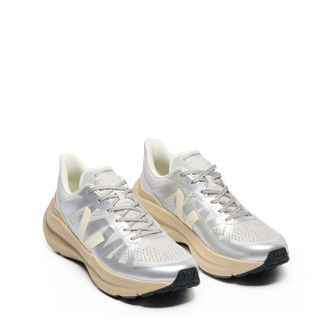 Veja Womens Condor 3 Advanced Engineered-Mesh Silver Cashew Almond - Parasol Store