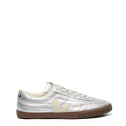 Veja Womens Panenka Leather Silver Pierre Bark - Parasol Store
