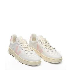 Veja Womens V-90 Leather White Petale - Parasol Store
