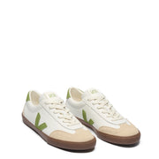 Veja Womens Volley Leather White Kiwi Bark