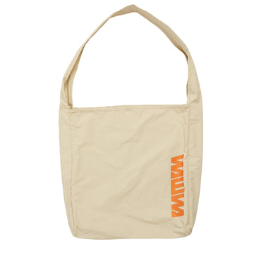 WAWWA Recycled Cotton Packable Sling Bag Natural WAWWA