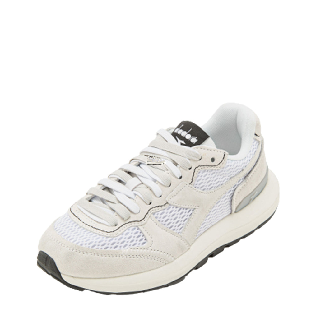 Diadora Women Kmaro 42 Suede Mesh Wax Trainers White / White / White Diadora