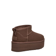 UGG Womens Classic Ultra Mini Platform Boot Burnt Cedar - Parasol Store