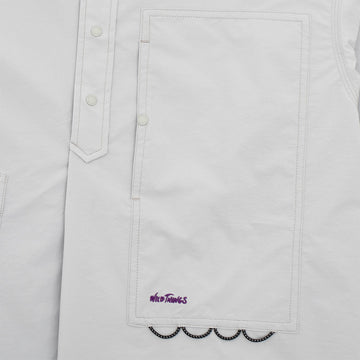 Wild Things Camp Pull Over Shirt Light Grey - Parasol Store