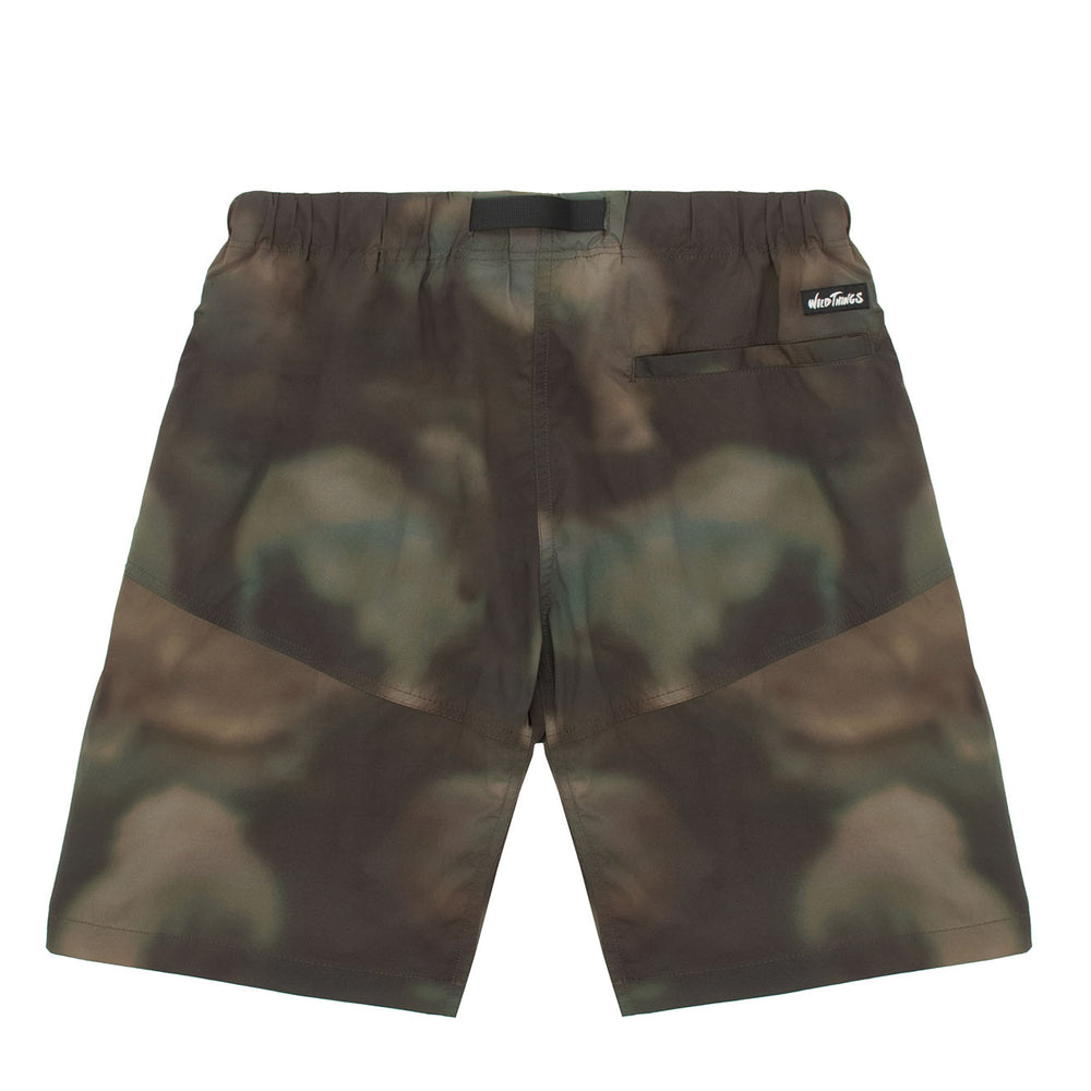 Wild Things Camp Shorts Nature Mosaic Olive - Parasol Store