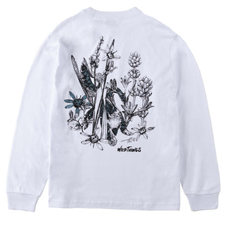Wild Things Snow Leopard Graphic Long Tee White - Parasol Store