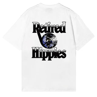Woodensun Retired Hippies S/S Tee White - Parasol Store